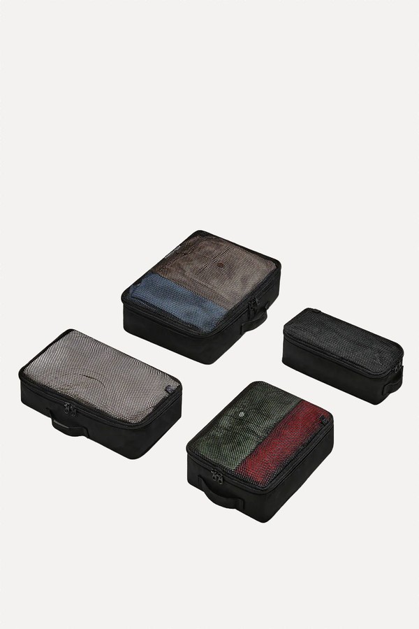 Pack Of 4 Mesh Packing Cubes from Carl Friedrik 