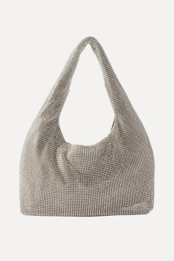 Mini Crystal-Mesh Shoulder Bag from Kara