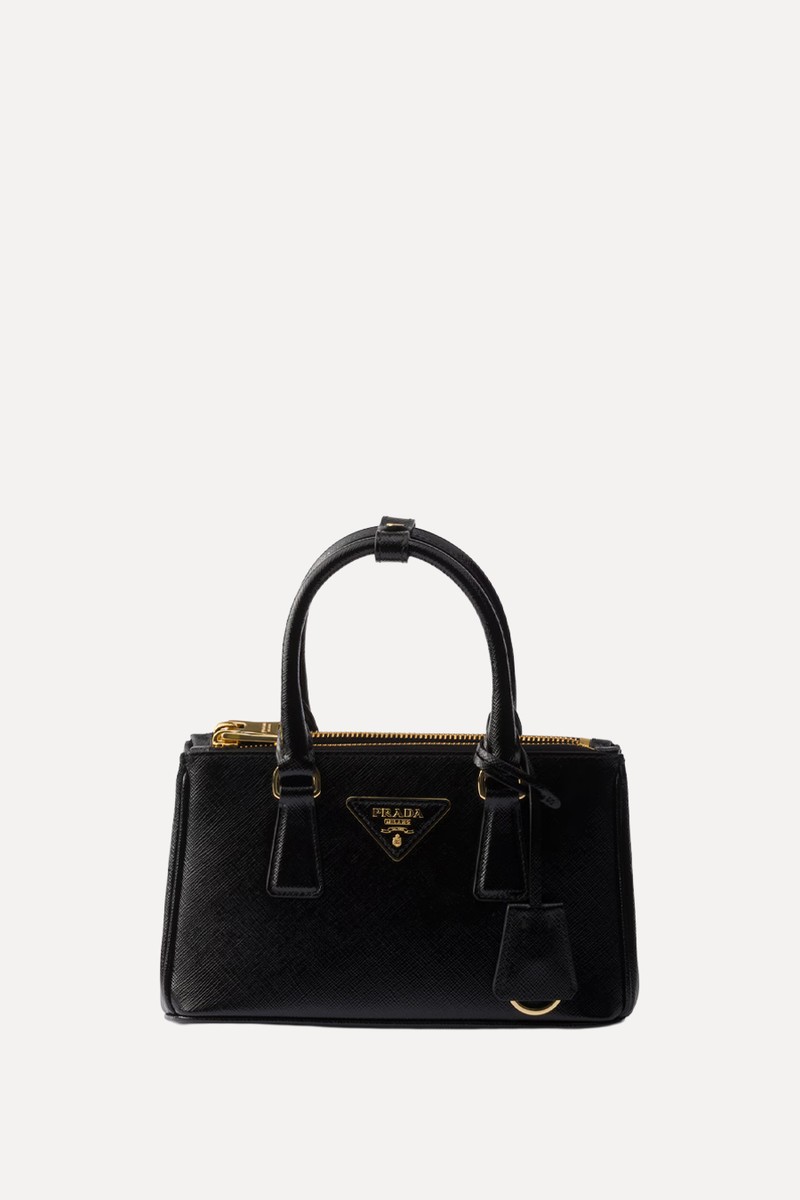 Galleria Patent Saffiano Leather Mini-Bag
