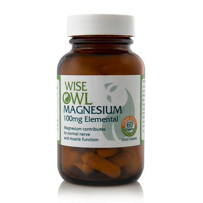 Magnesium 40mg Elemental from Wise Owl Health