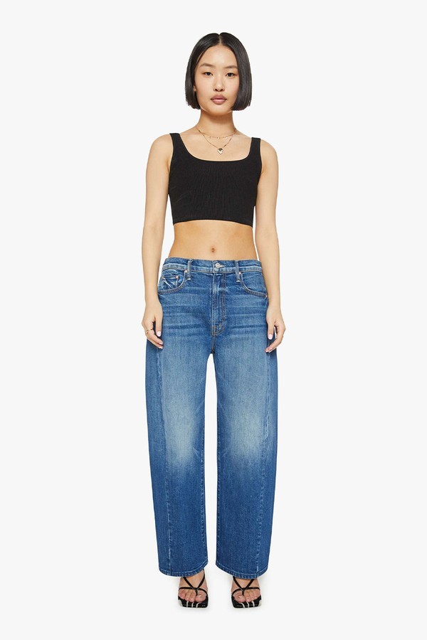 The Lil Full-Pipe Flood Jeans from Mother