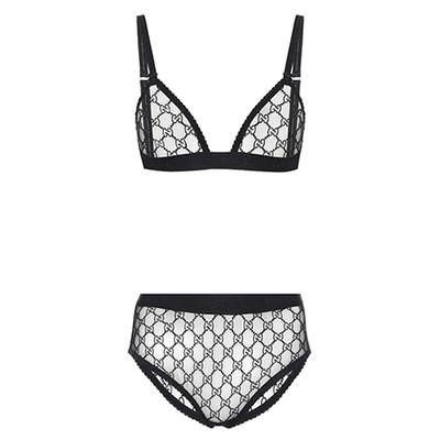 GG Tulle Bra And Underwear Set from Gucci