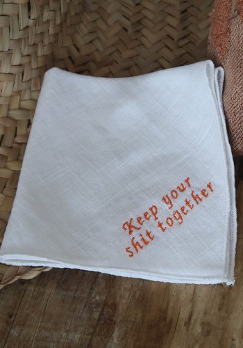 Keep Your Shit Together Handkerchief, £22 | Gigi & Olive