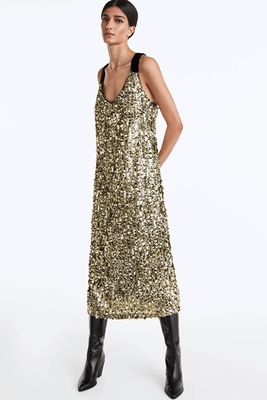 Sequined Dress from Uterque