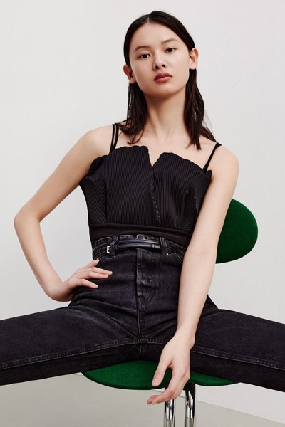 Draped Crop Top from Zara