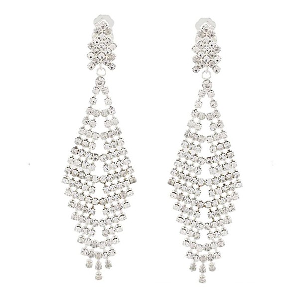 1990s Vintage Chandelier Drop Clip-On Earrings from Susan Caplan Vintage