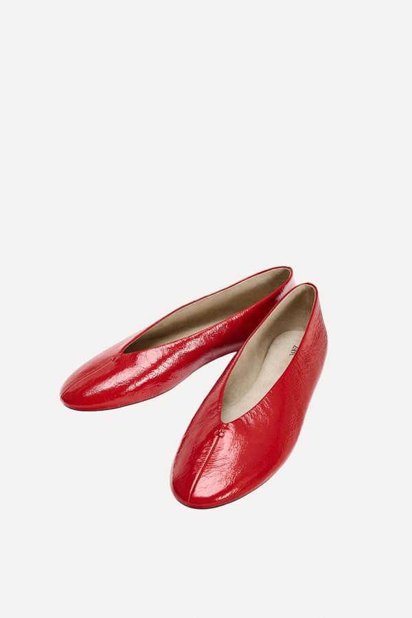 Leather Ballet Flats