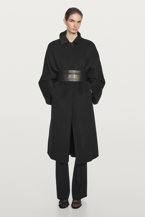 Long Batwing Sleeve Coat