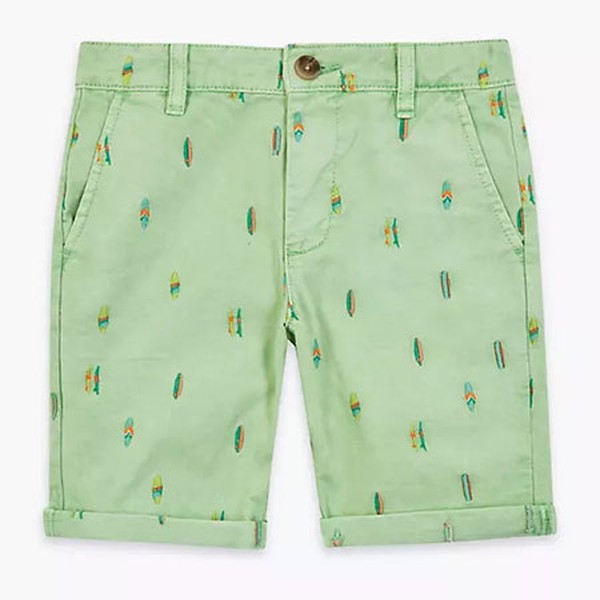 Cotton Embroidered Chino Shorts from Marks & Spencer