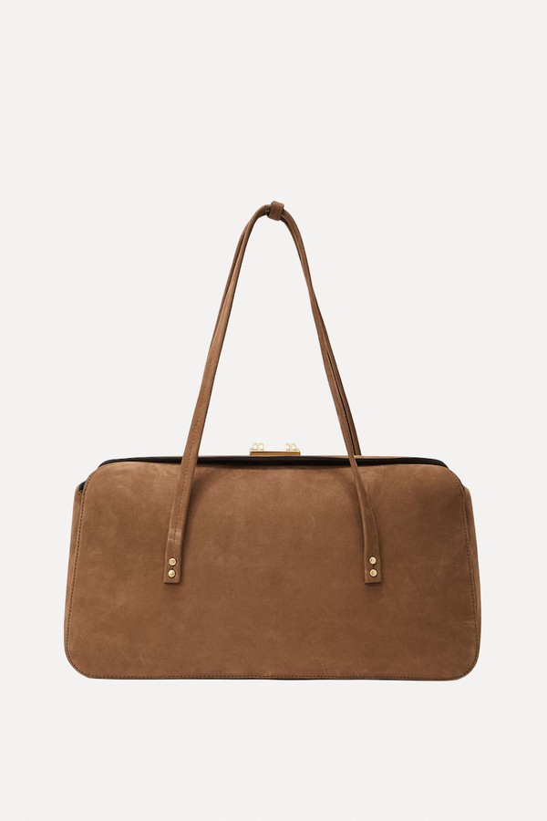 Anika Suede Bowling Bag