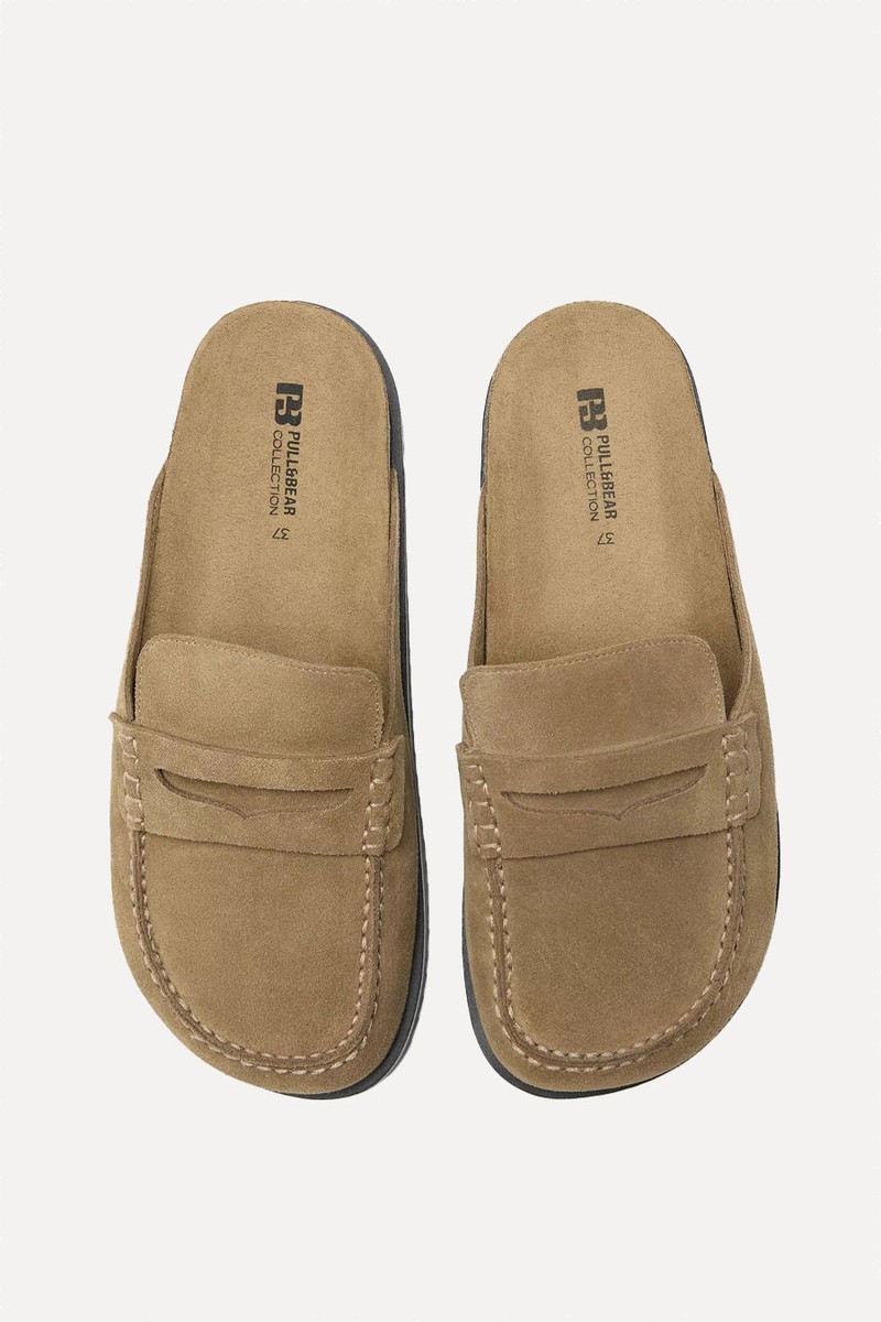 Leather Clogs from Pull & Bear