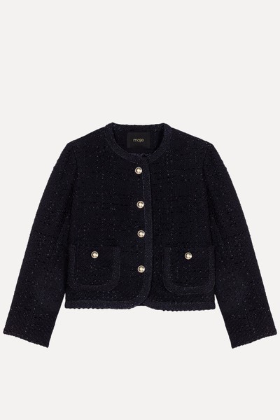 Short Tweed Jacket from Maje