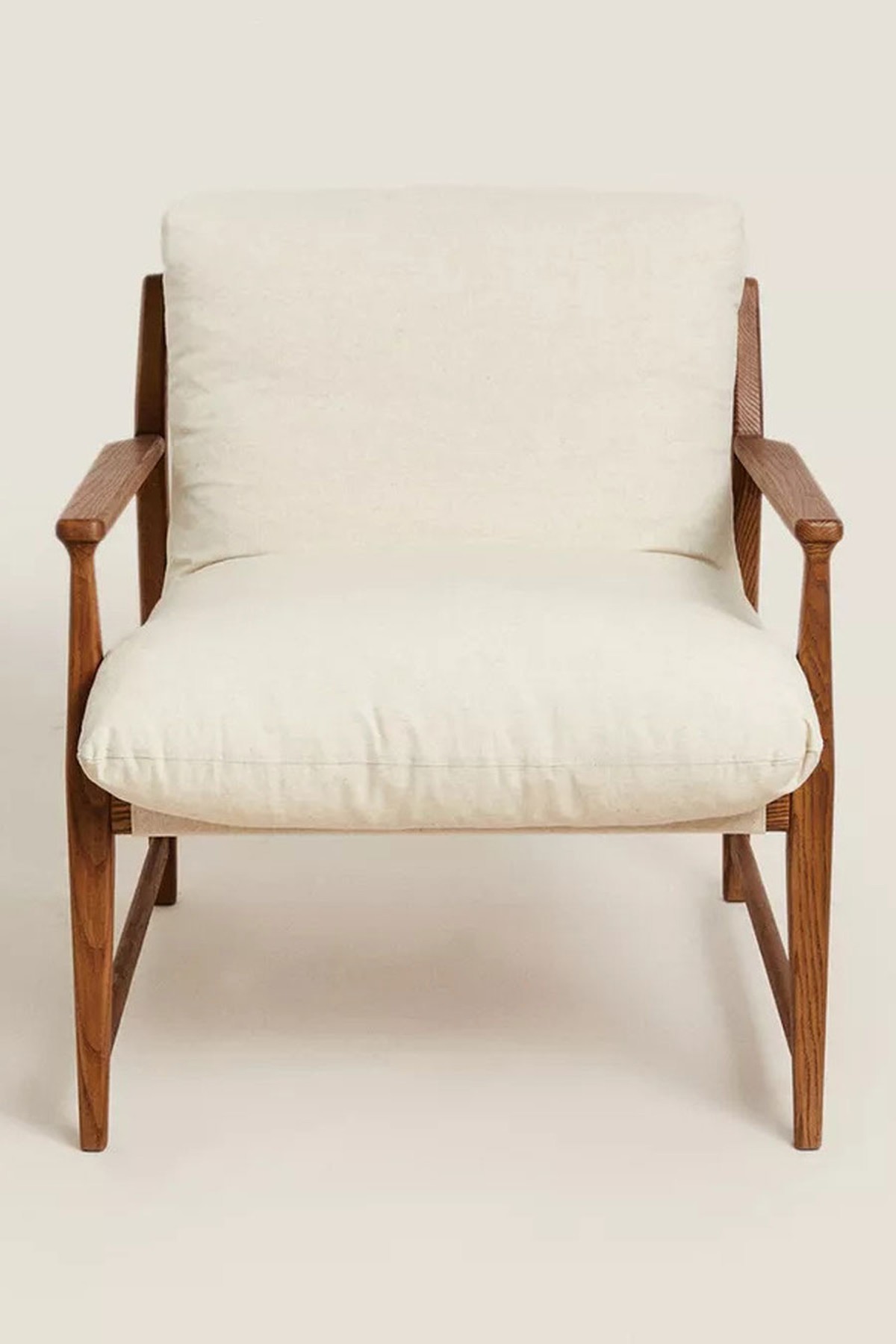 Wooden Armchair With Removable Cushion from Zara