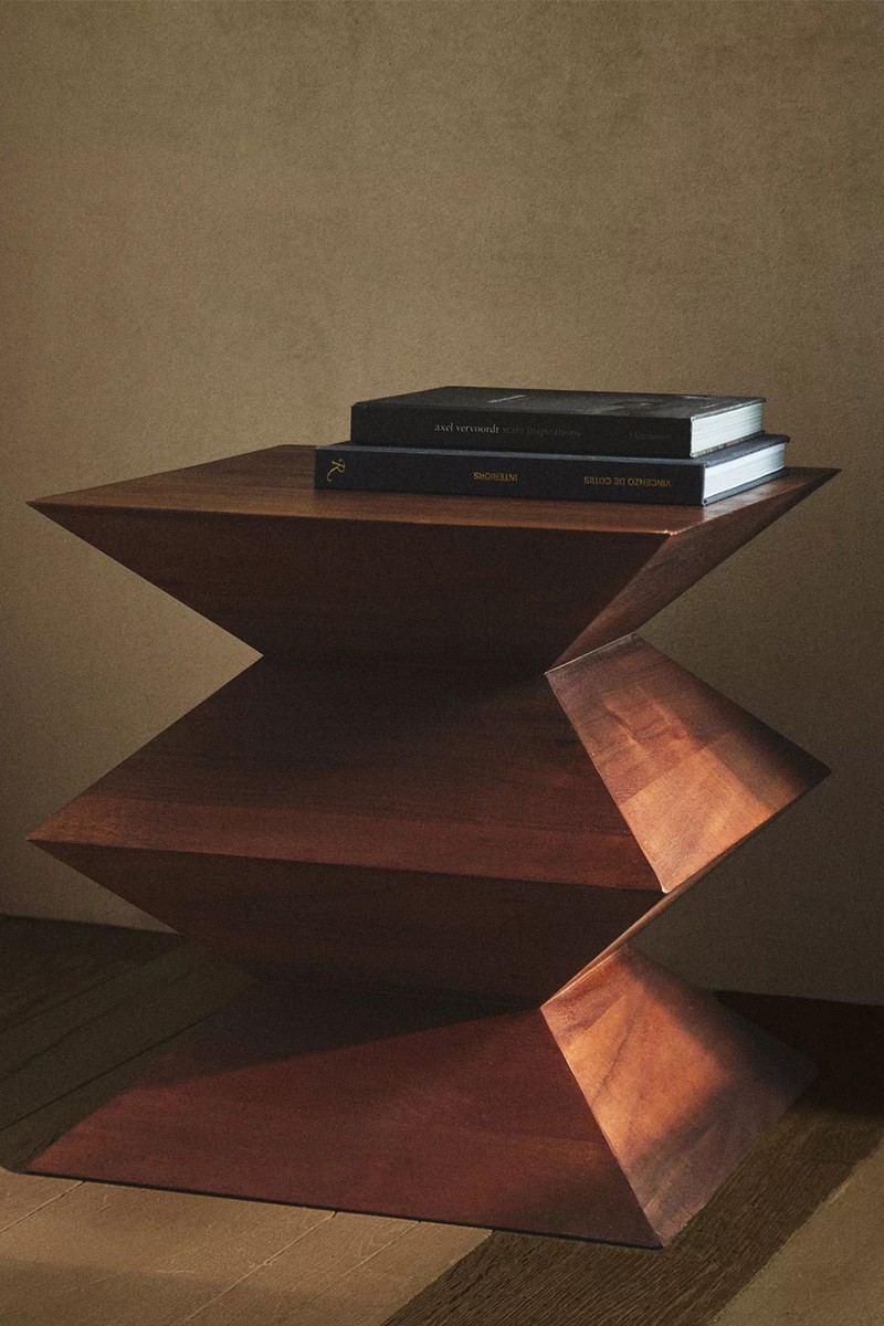 Nanushka Acacia Wood Side Table