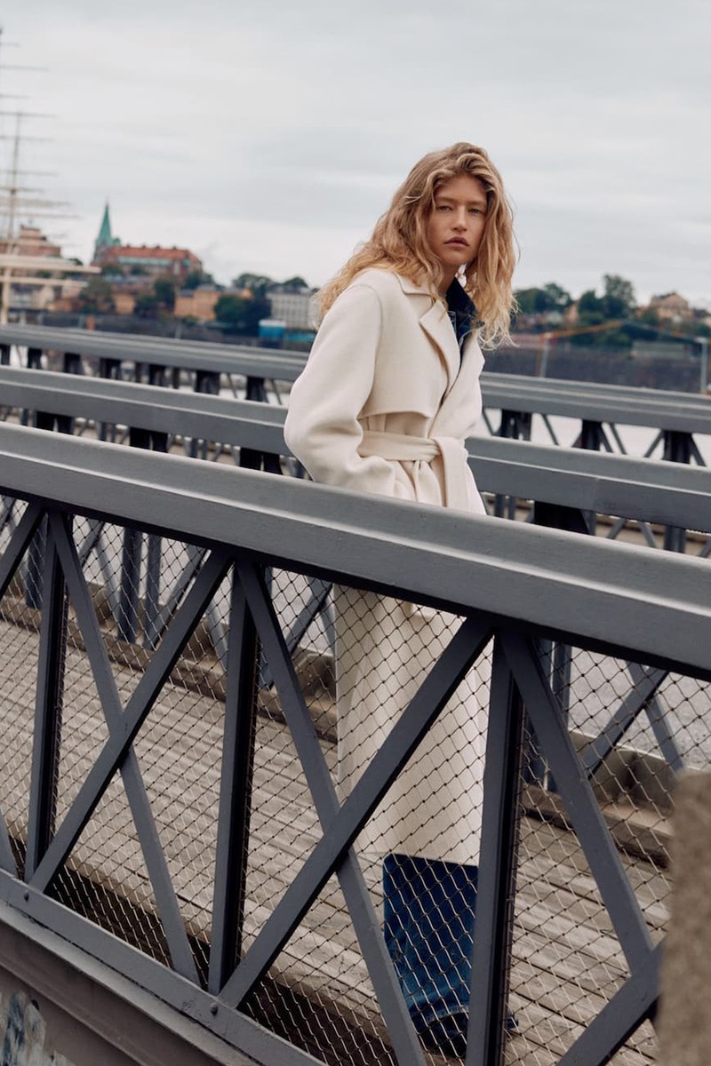 Wool Coat With Handmade Belt, £199.99