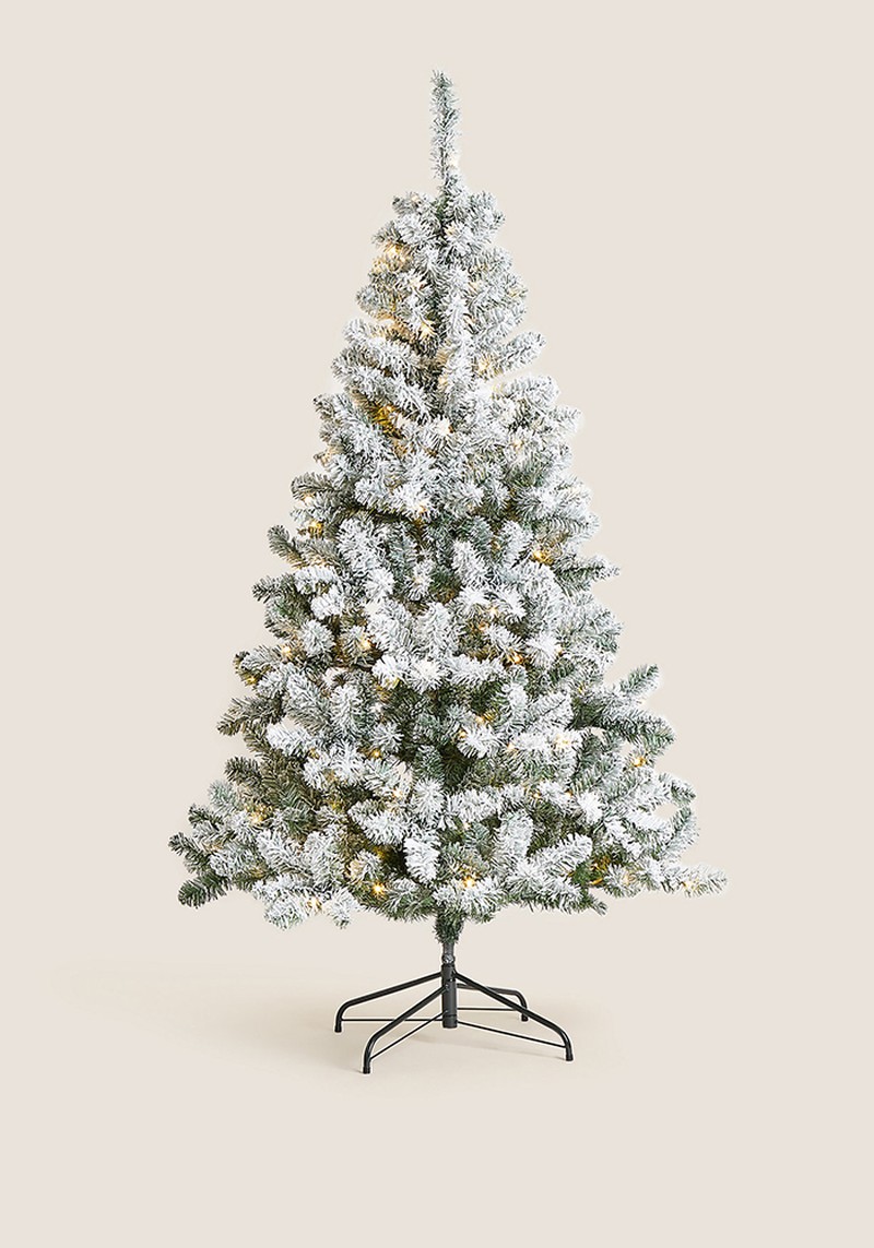 6ft Pre-Lit Snowy Christmas Tree from M&S