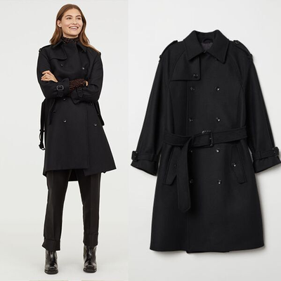 Double-breasted Wool Coat