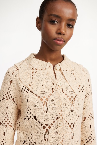 Crochet Gwenevere Cardigan from By Malene Birger