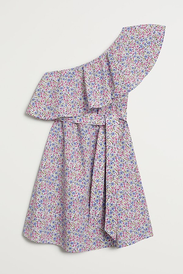 Ruffled Floral Dress from Mango