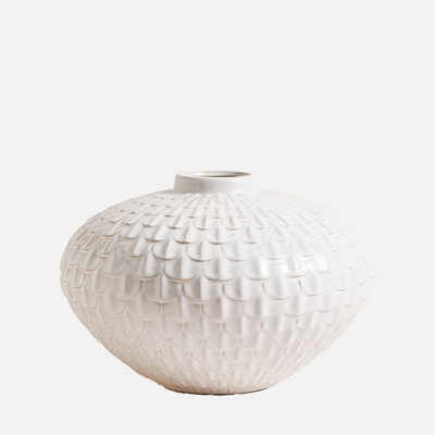 Medium Scalloped Textured Vase from Marks & Spencer