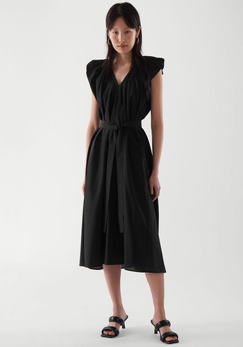 Draped Belted Dress from COS 