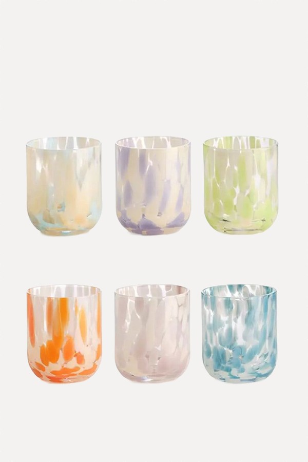 Set Of 6 Antigua Water Glasses from  Luxx Design