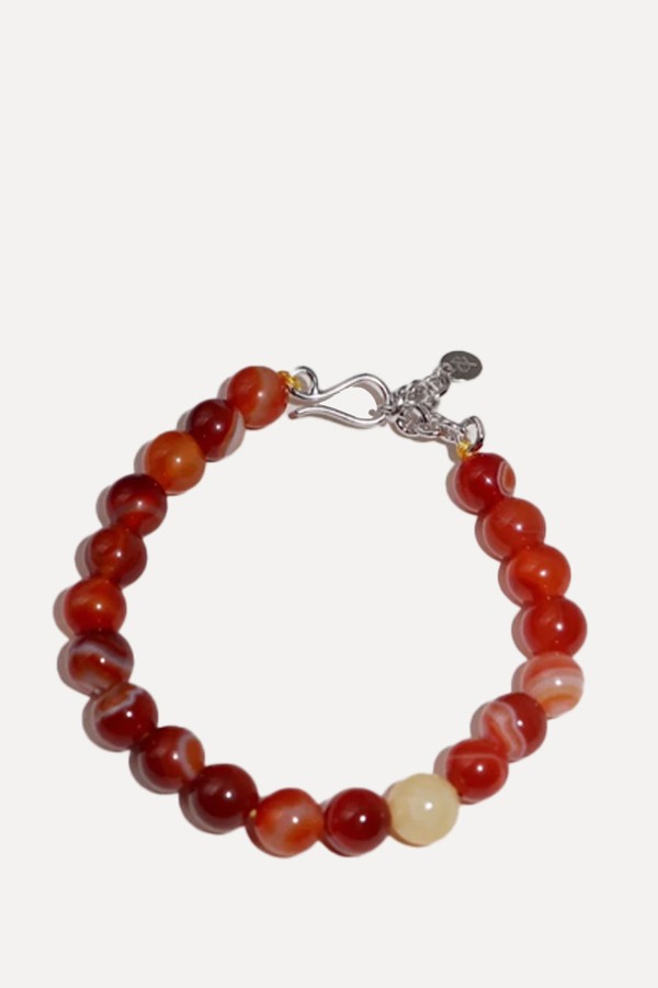 Agnes Agate Bead Bracelet from Lines & Current