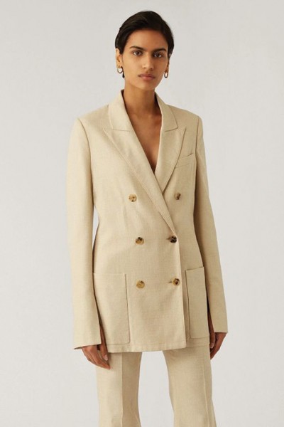 Jean Shantung Linen Jacket