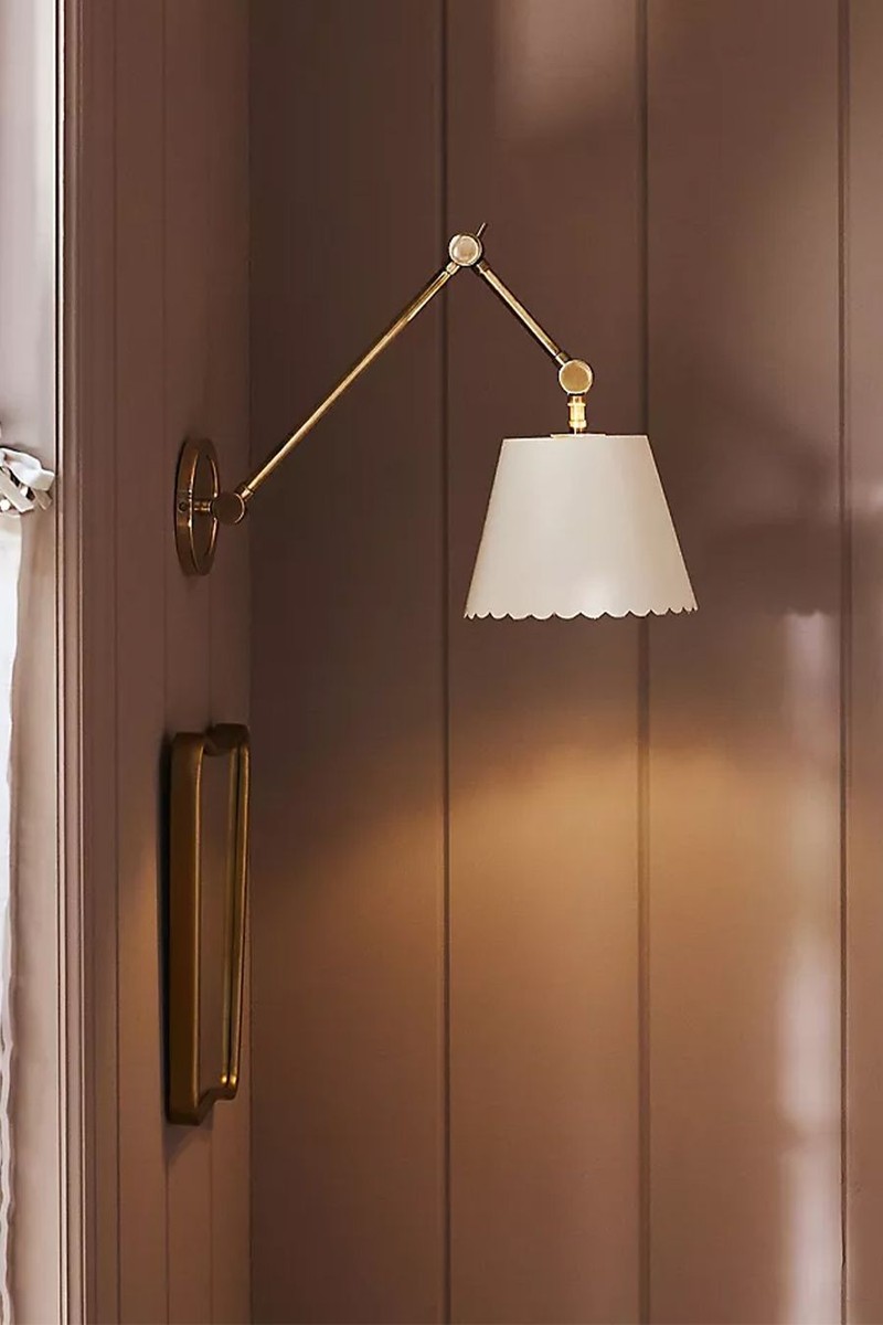 Roberta Leather Wall Light from Anthropologie