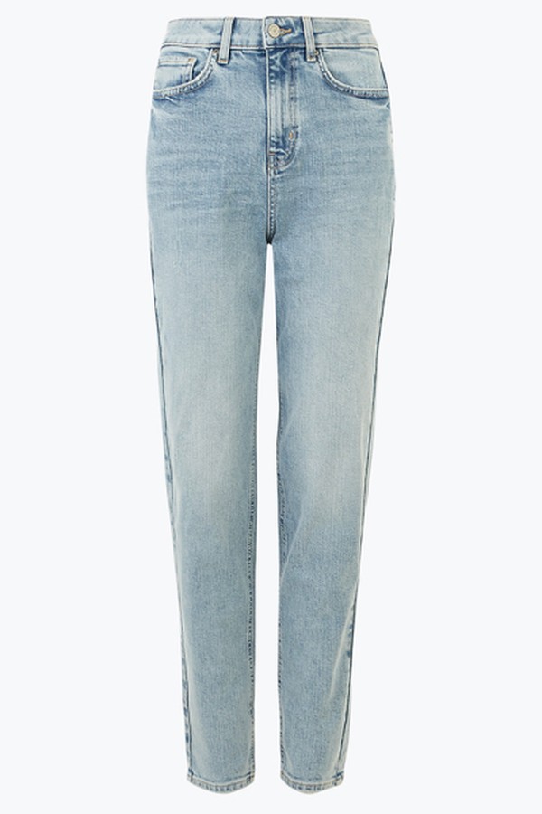 Mom High Waisted Ankle Grazer Jeans from Marks & Spencer