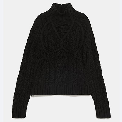 Cable-Knit Sweater from Zara