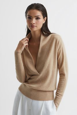 Shawl Collar Cashmere Jumper from Reiss