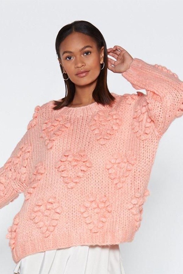 Where Do Broken Hearts Go Bobble Sweater