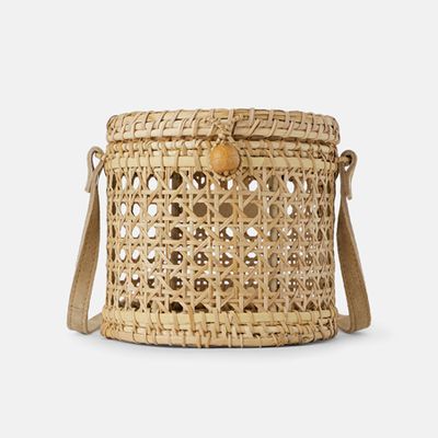 Wicker Crossbody Bag from Zara