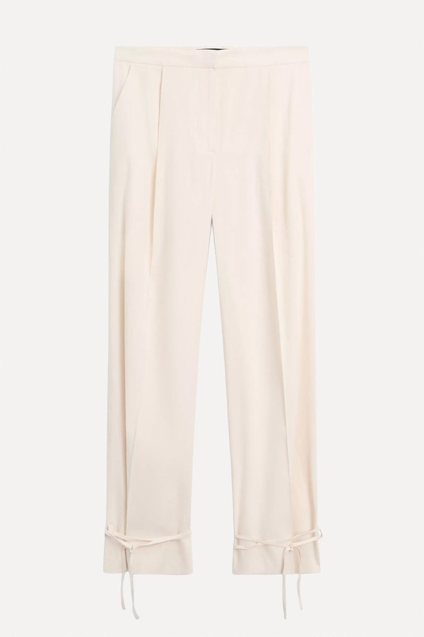 Flowing Barrel Fit Trousers from Massimo Dutti
