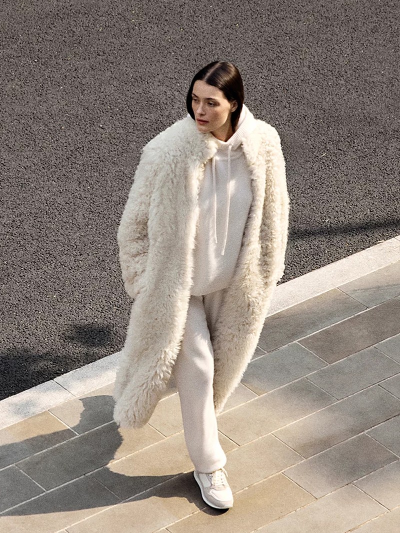 Curly Sheepskin Long Coat
