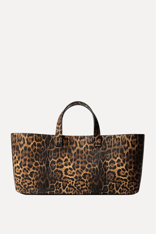 East-West Printed Tote Bag from Source Unknown 