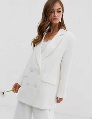 Double Breasted Wedding Jacket from ASOS
