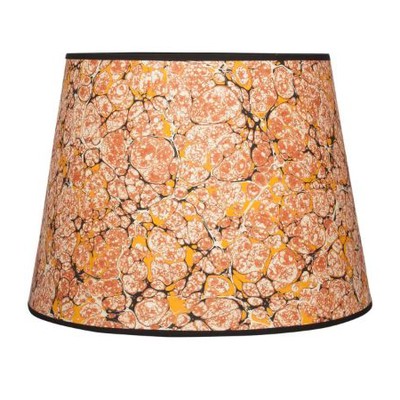 French Shell- 16” Orange Lampshade