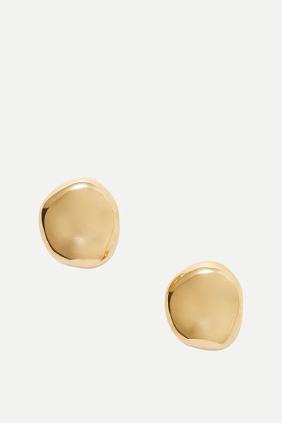 Gia Small Recycled Gold Vermeil Earrings from AGMES 