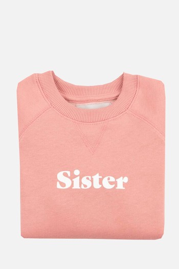 Rose Pink 'Sister' Sweatshirt from Bob & Blossom