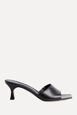 Basic Leather Stiletto Mules from Na-kd