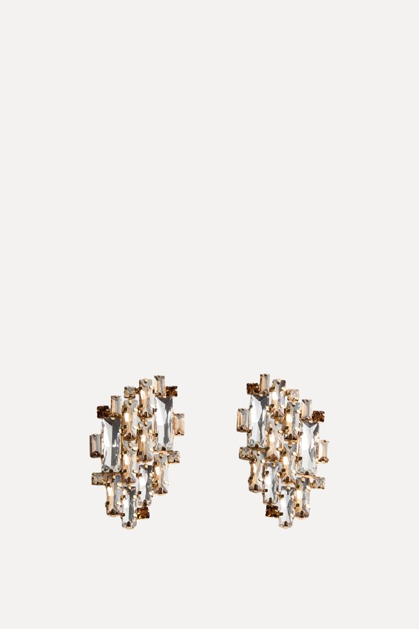 Combined Crystal Earrings