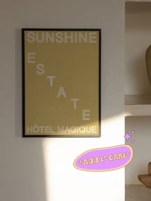 Sunshine Estate Art Print, £39 | Hôtel Magiqoue