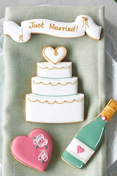 Wedding Bells Biscuit Tin from Biscuiteers