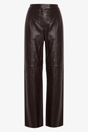 Brown Leather Trousers