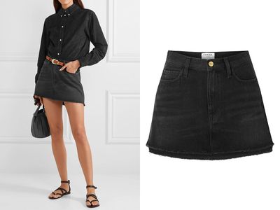 Le Mini Denim Skirt from Frame