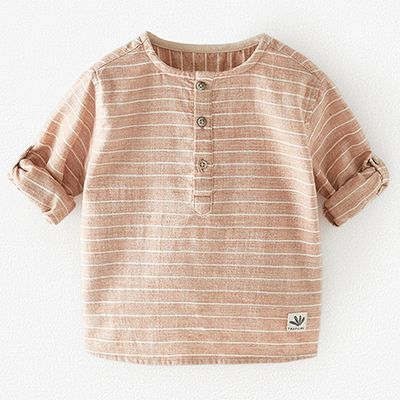 Striped Shirt With Label