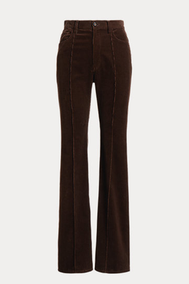 Pintucked Corduroy Flare Trouser from Ralph Lauren