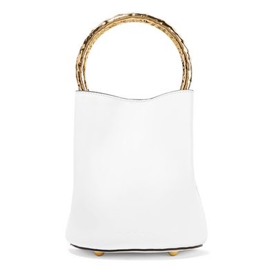 Pannier Leather Bucket Bag from Marni